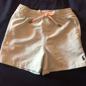 Baby boy 24 Month Ralph Lauren Teal swimming trunks